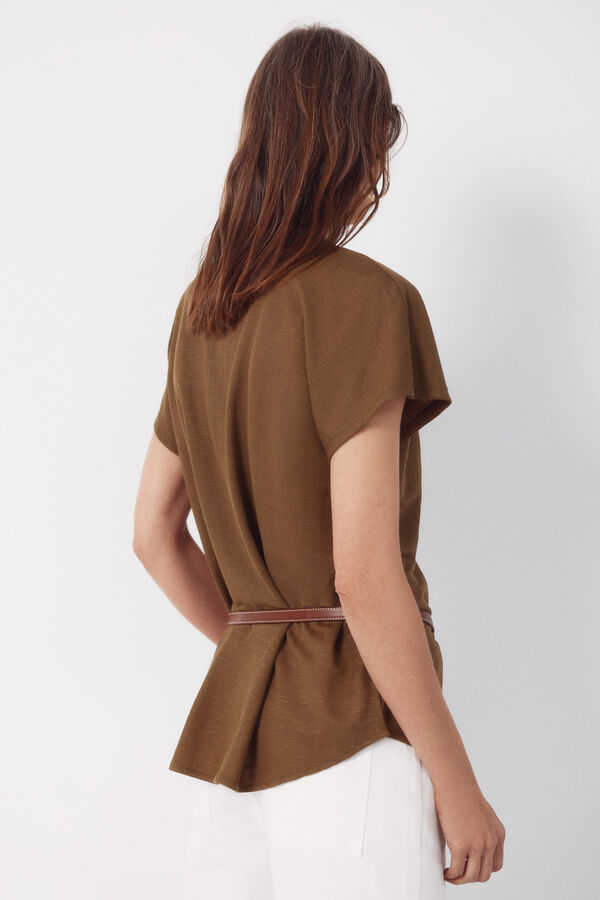 Cortefiel Blusa confort&aacute;vel Verde