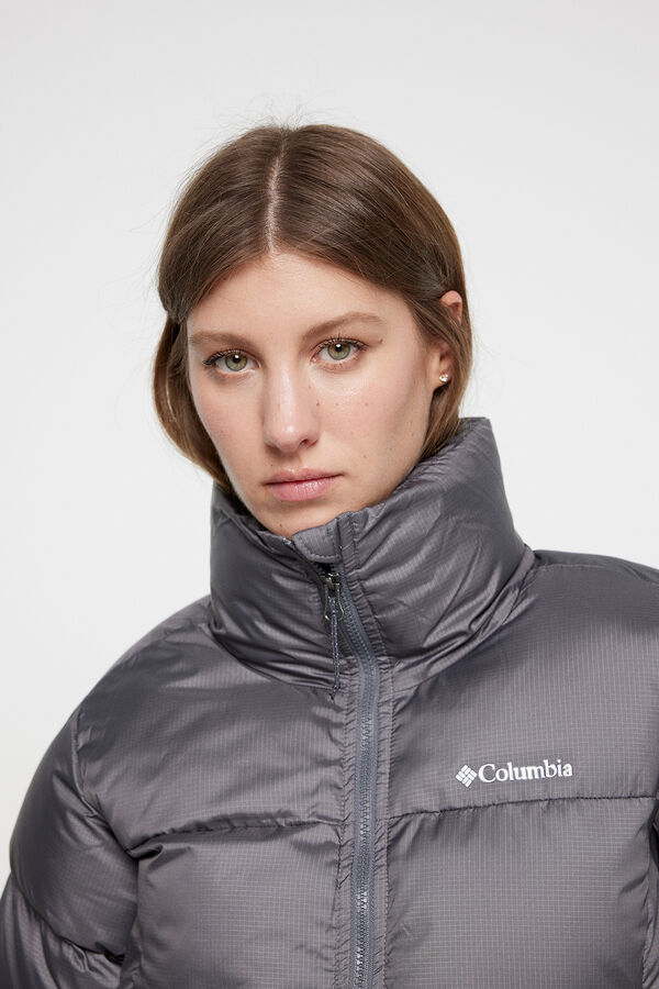 Columbia Casaco acolchoado curto da Columbia Puffect™ para mulher Cinzento