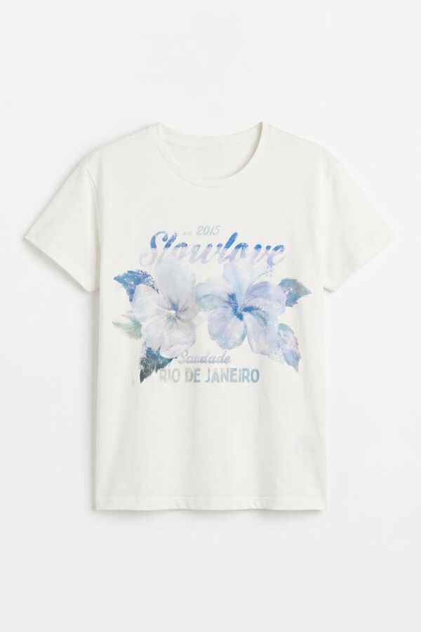 Slowlove T-shirt estampada Multicolorido