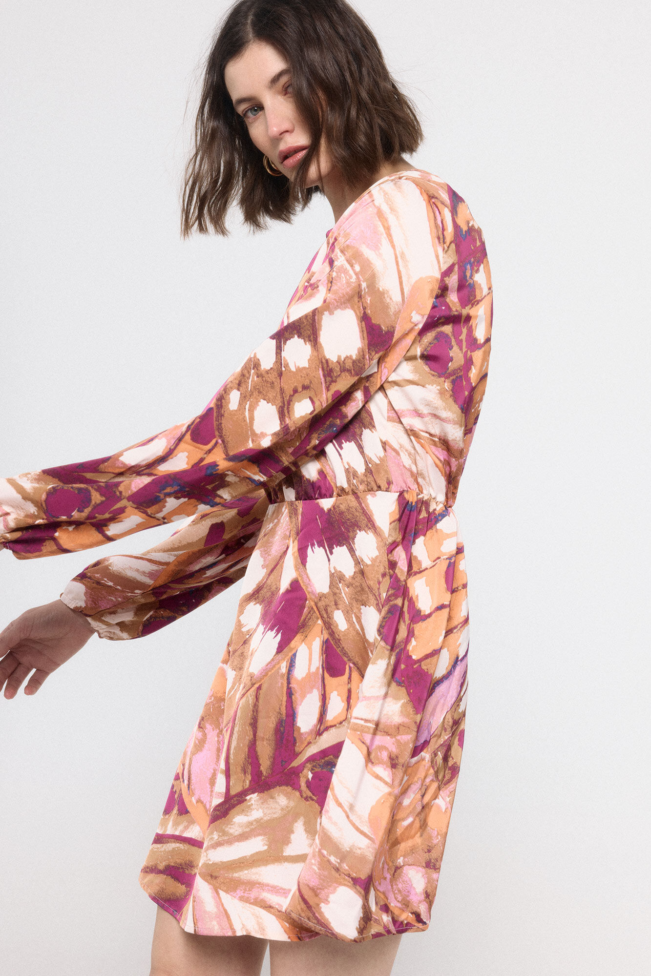 Vero Moda Vestido corto de manga larga