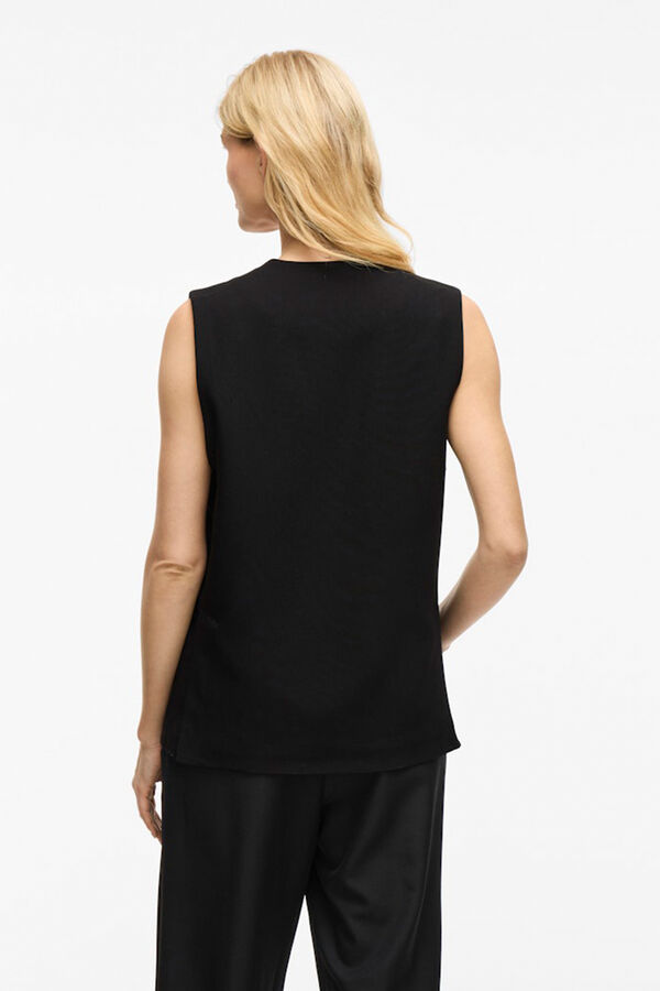 Vila Chaleco de vestir 3/4 Negro