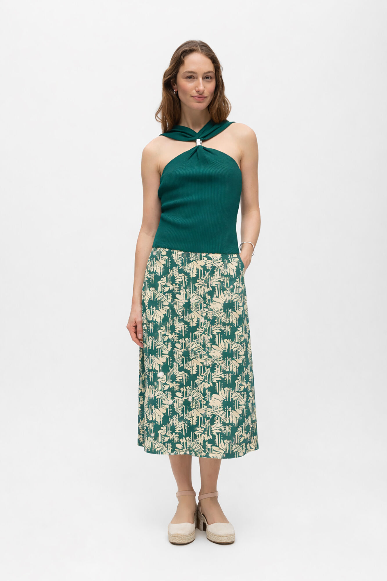 Object Top em malha halter