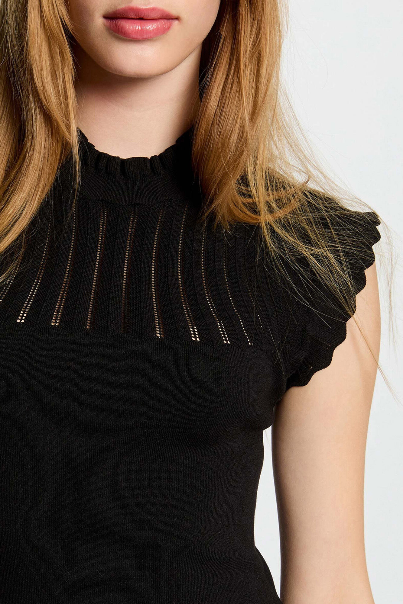 Morgan Vestido punto corto evas&eacute;