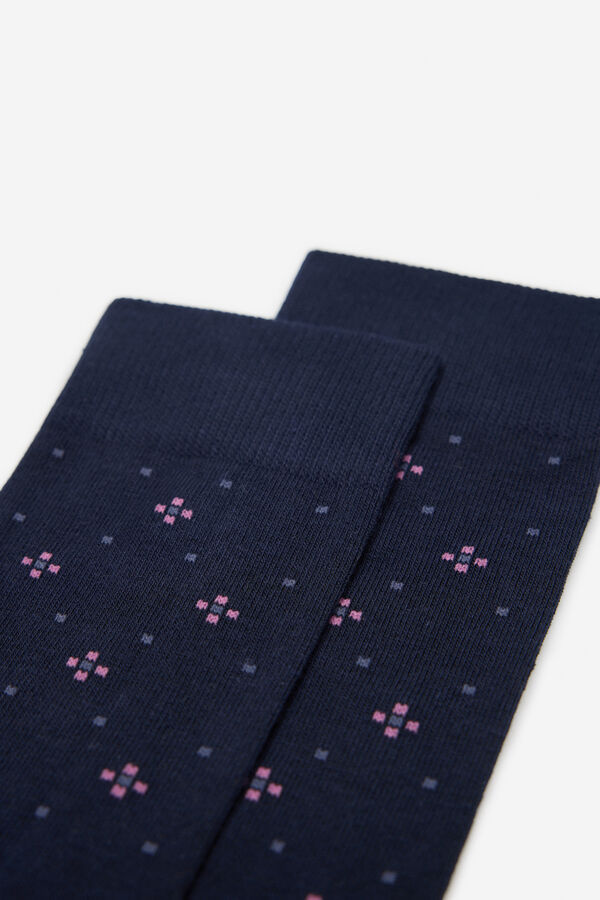 Cortefiel Meia desenho Azul