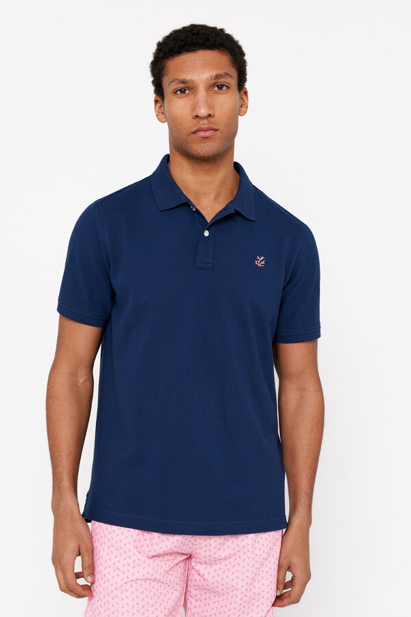 Cortefiel Polo colaboraci&oacute;n WWF Azul marino