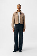 Object Chaqueta fieltro manga larga Beige