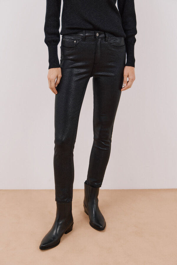 Cortefiel Cal&ccedil;as Sensational Resinados Cinzento