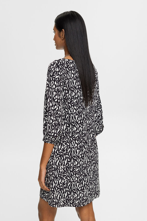 Esprit Vestido corto corte recto estampado allover Impressão