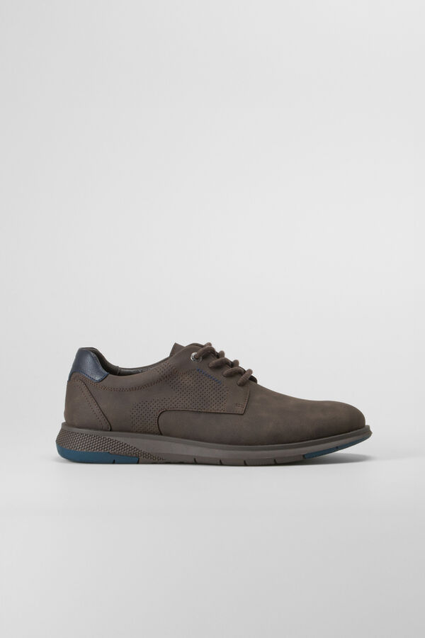 Comfeet Zapato blucher teselar COMFEET Marr&oacute;n oscuro