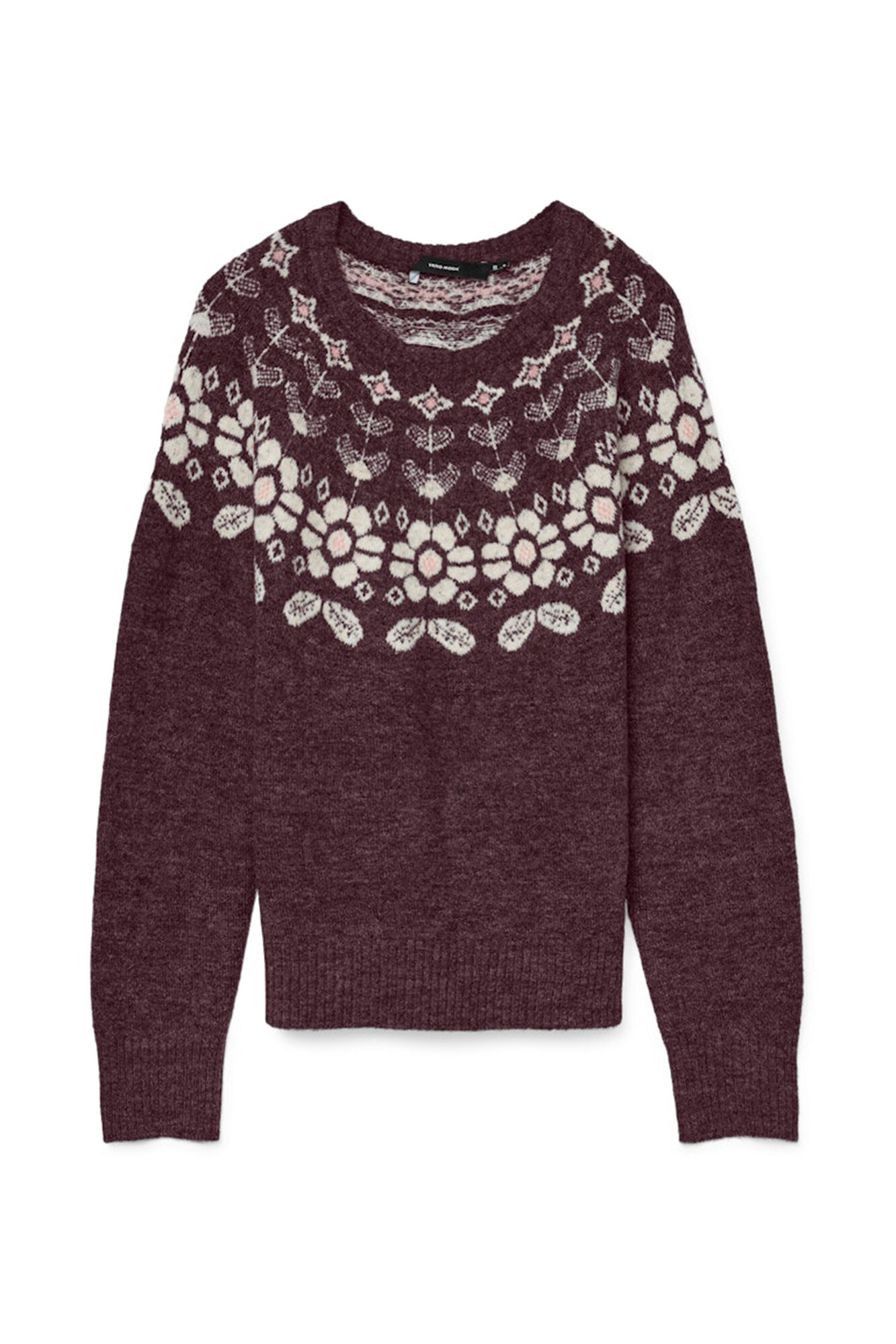 Vero Moda Jersey de mujer de manga larga con estampado