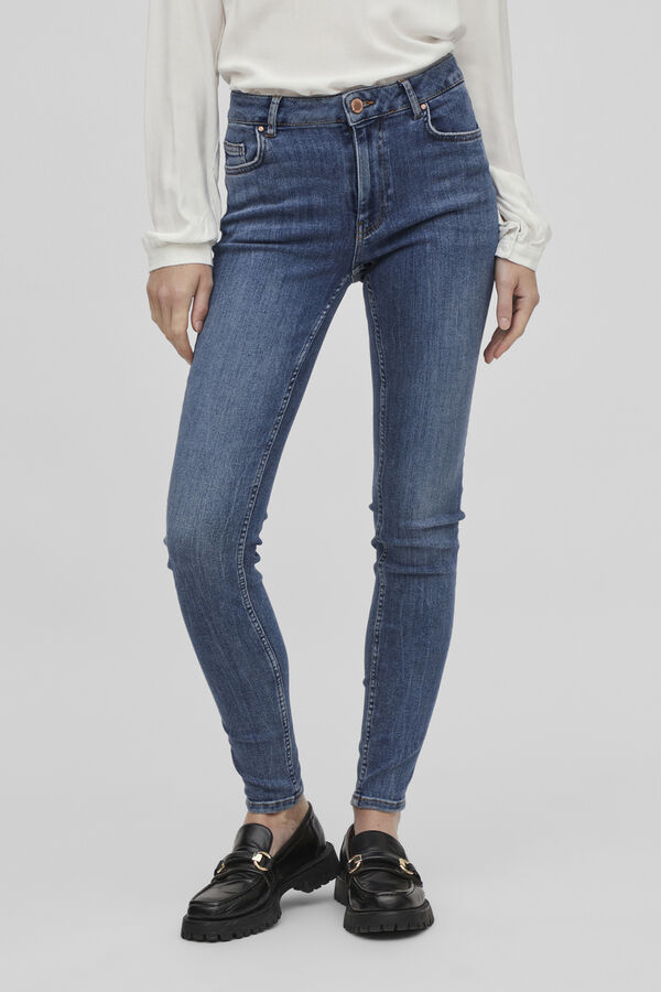 Vila Pantal&oacute;n vaquero Vila Skinny fit Azul
