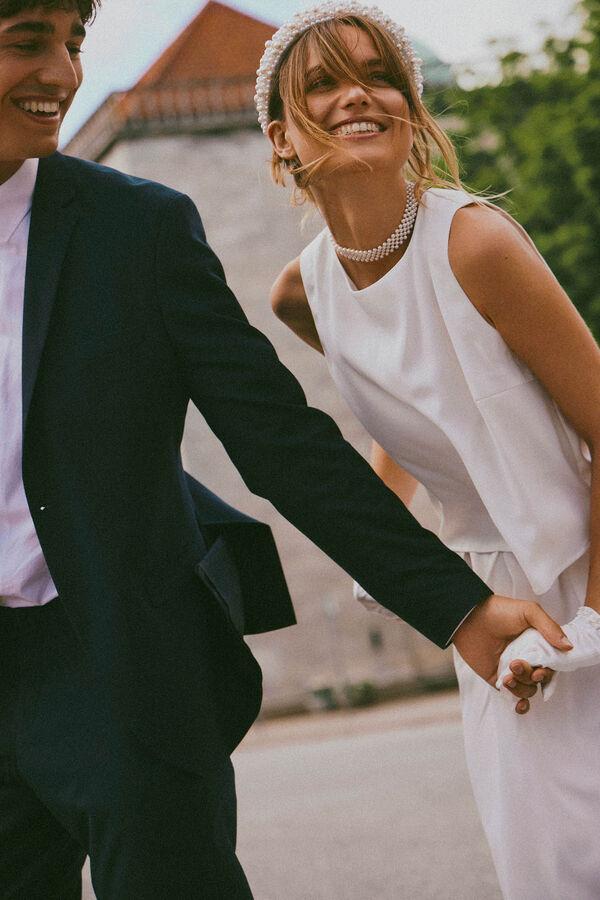 Vila Top acetinado branco Branco