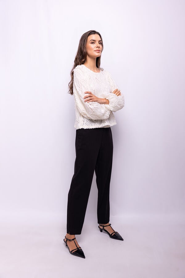 Object Blusa tejido textura Blanco