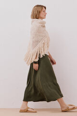 Slowlove Falda evas&eacute; Kaki