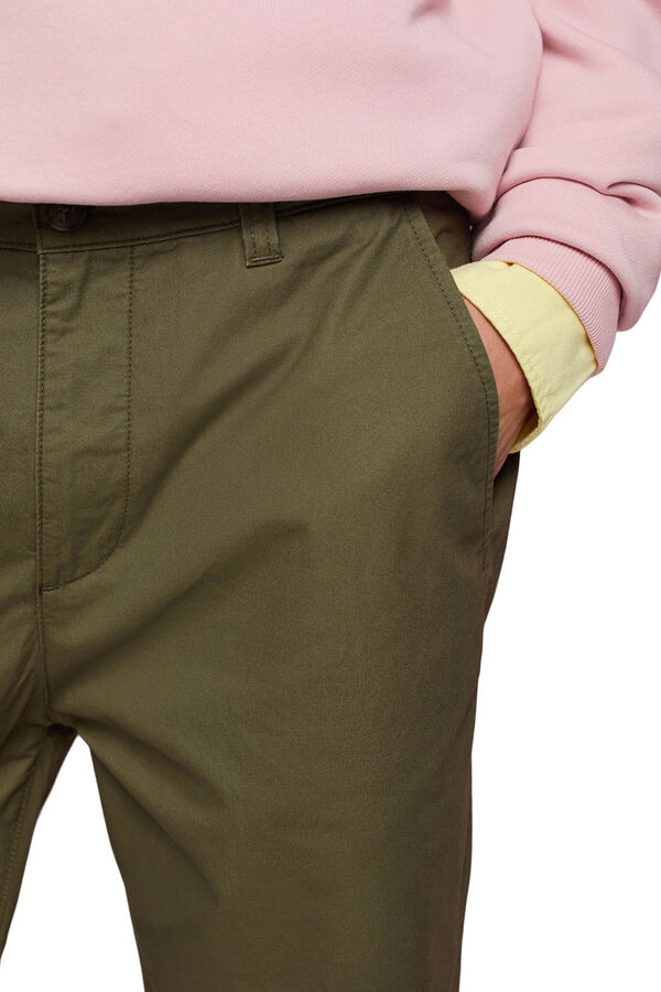 Esprit Chino bermuda 100% algodón sostenible Verde
