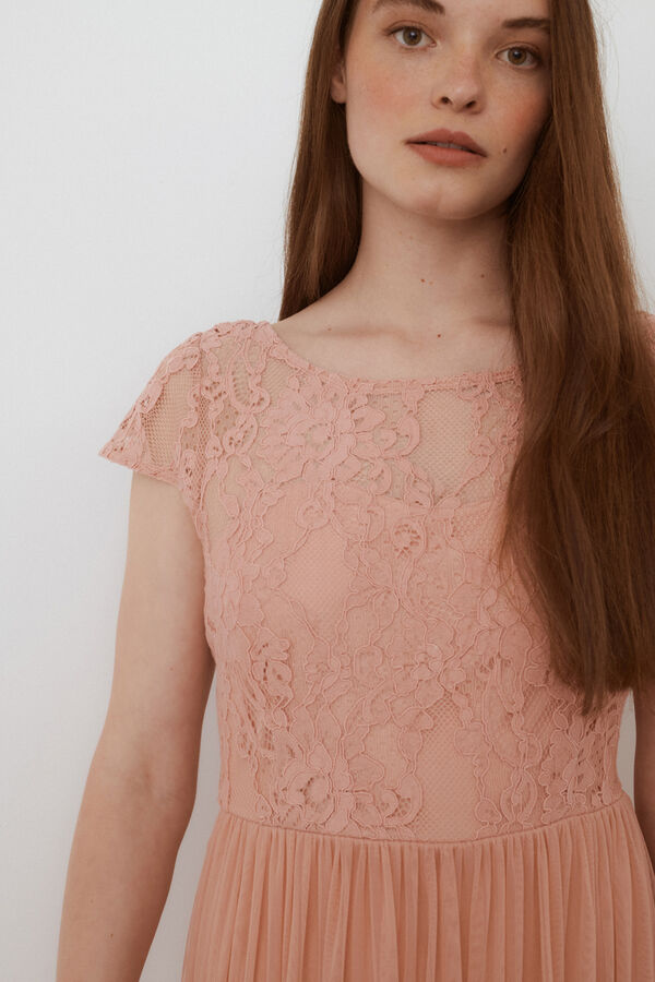 Vila Vestido largo Rosa