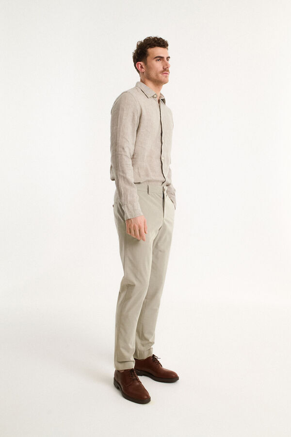 Selected Calças de fato Slim Fit Verde