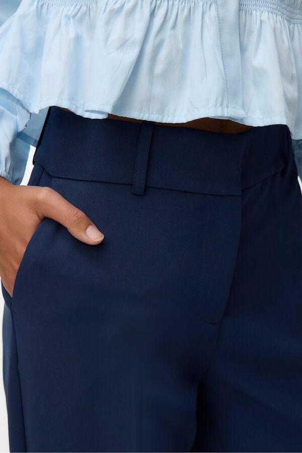 Vero Moda Pantal&oacute;n largo de vestir Azul marino