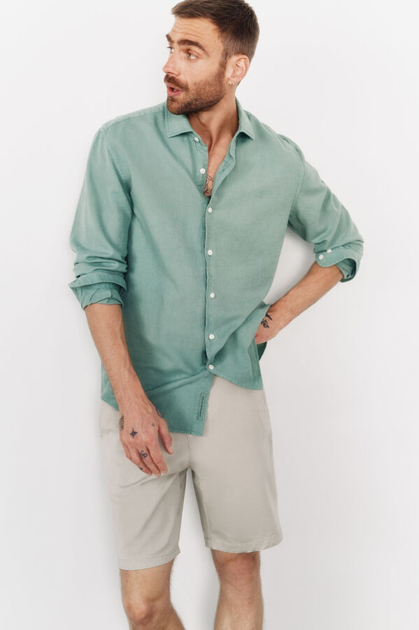 OOTO Bermuda chino Tostado