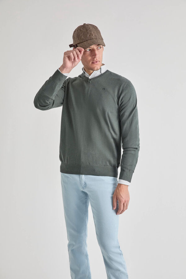 Street Monkey Jersey cl&aacute;sico Verde oscuro