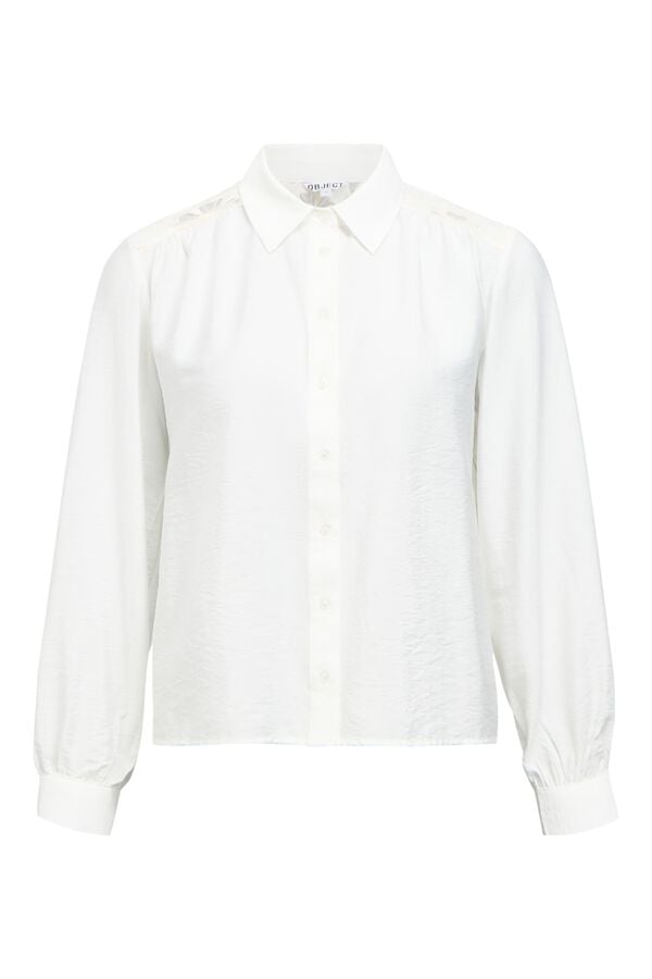 Object Camisa com costas bordadas Branco