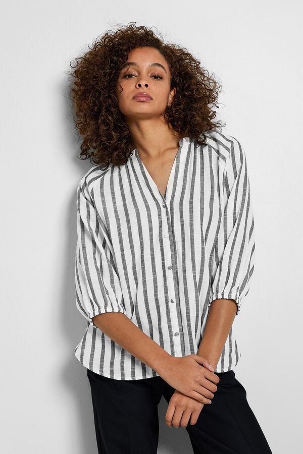 Selected Femme Camisa Regular Fit confeccionada 100% con algodón orgánico Blanco