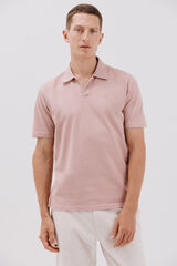 Cortefiel Polo estructura Rosa
