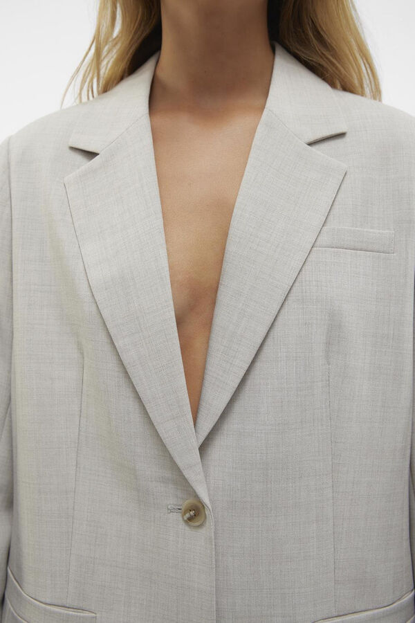 Vero Moda Blazer versase larga Gris