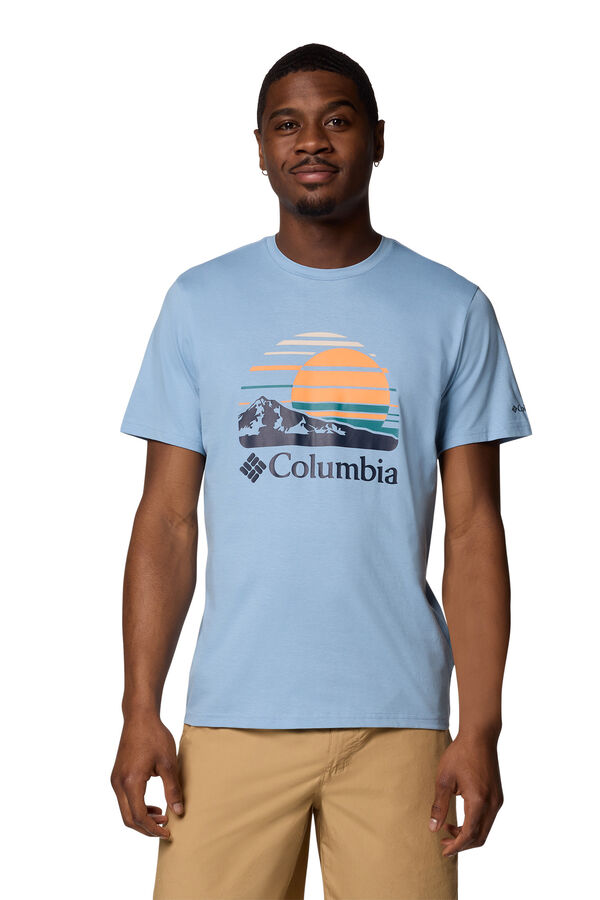Columbia Camiseta com estampado Path Lake&trade; Azul