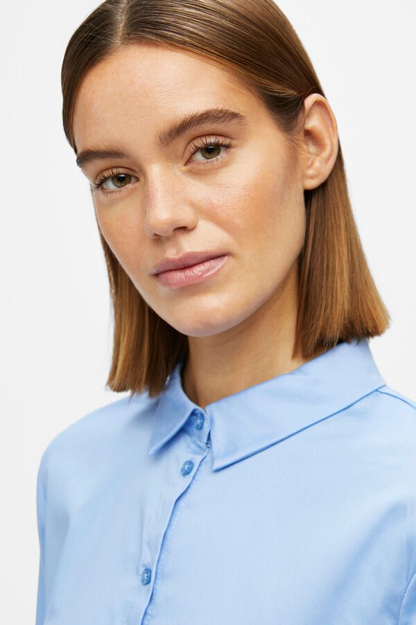 Object Camisa popelina Azul