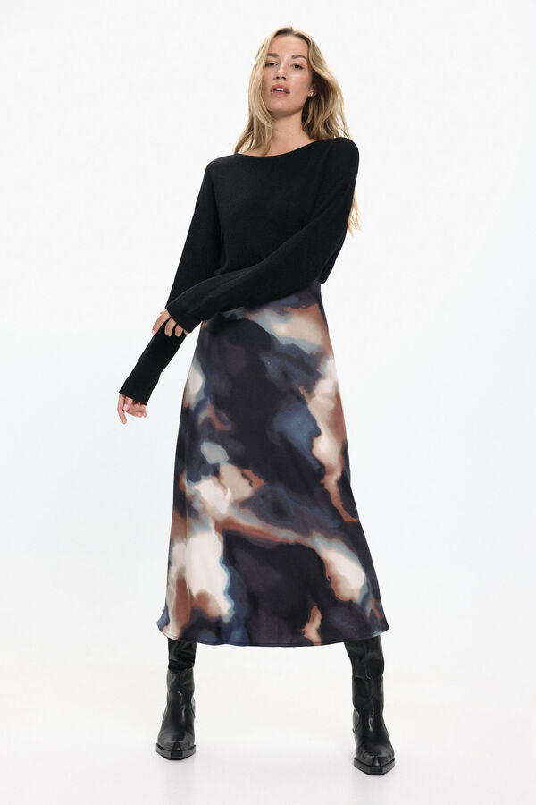 Vero Moda Falda estampada larga Multicolor