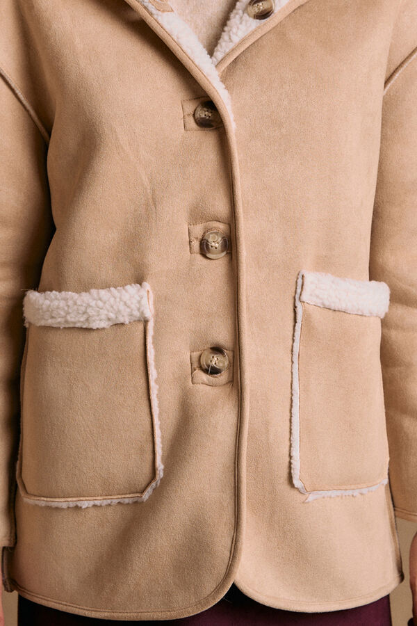 Pol&iacute;n Et Moi Abrigo borrego Mariale Arena