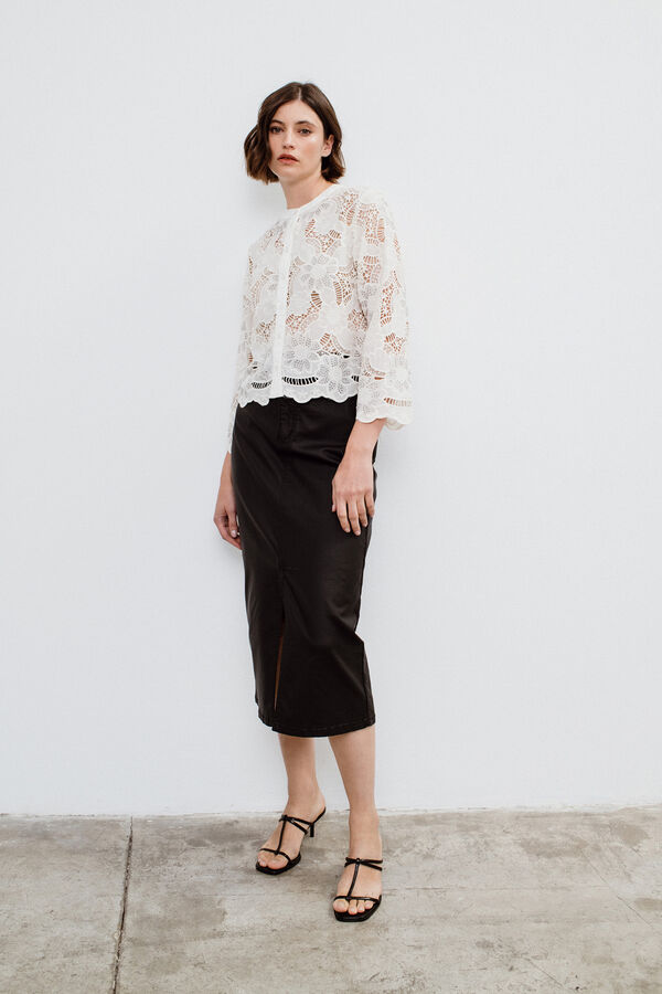 Object Top de renda Branco