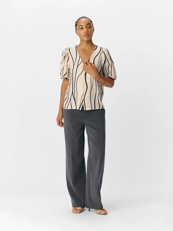 Object Blusa estampada Gris