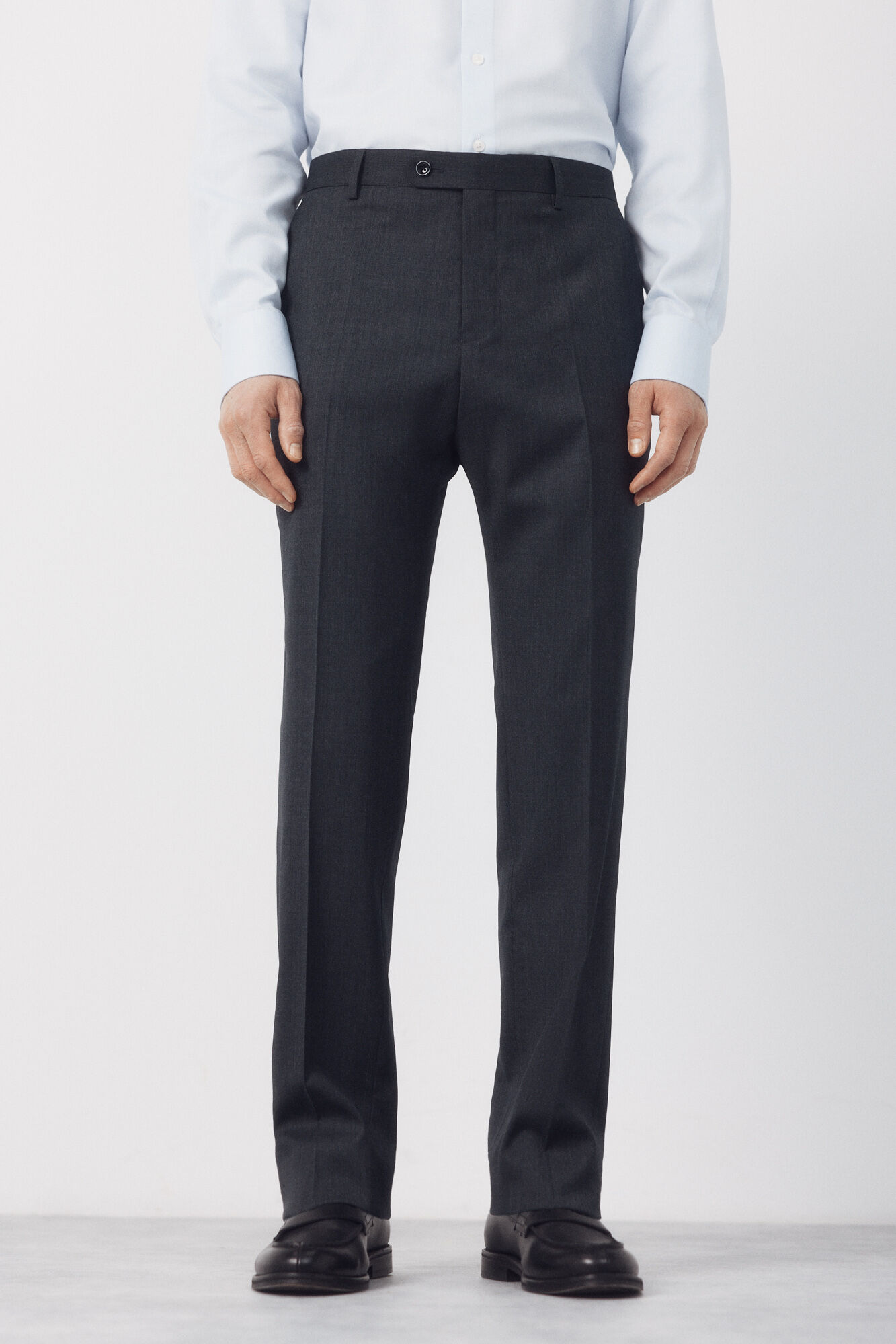 Cortefiel Pantal&oacute;n de traje liso COOLMAX&reg;