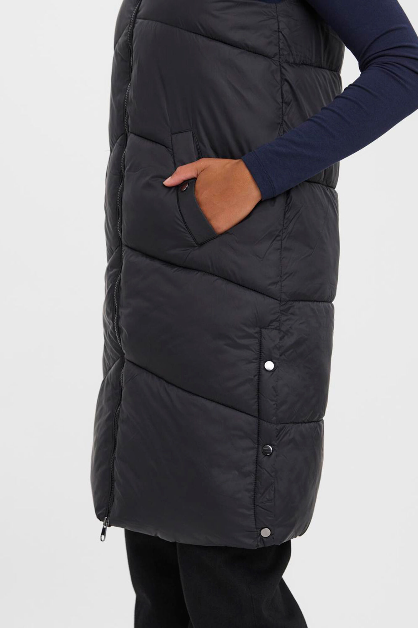 Vero Moda Chaleco midi acolchado de mujer