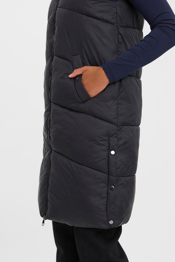 Vero Moda Colete midi Colete feminino Preto