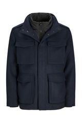 Jack & Jones Abrigo corto bolsillos Azul marino