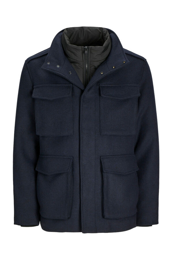 Jack & Jones Abrigo corto bolsillos Azul marino