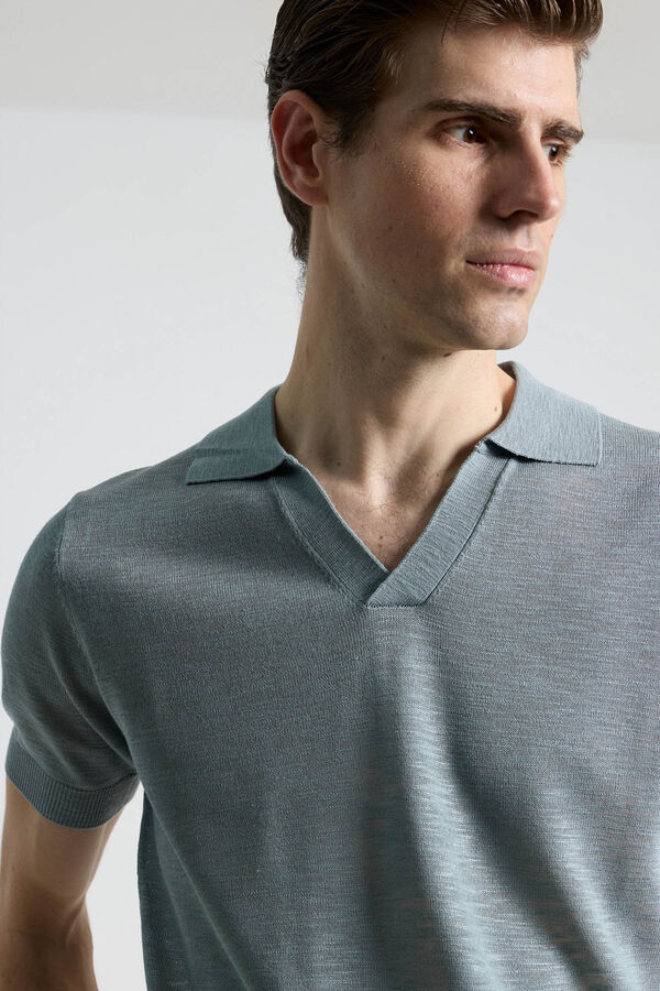 PuroEGO Polo punto jersey Azul