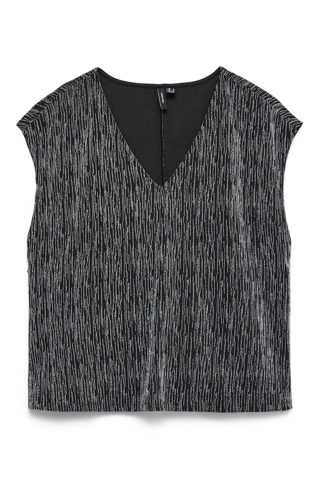Vero Moda Top sin mangas cuello pico con l&uacute;rex