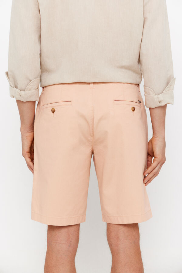 Cortefiel Bermuda chino Naranja