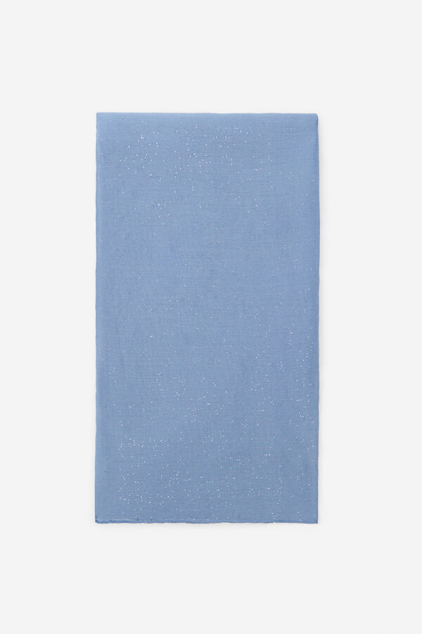 Cortefiel Len&ccedil;o liso e brilhante Azul