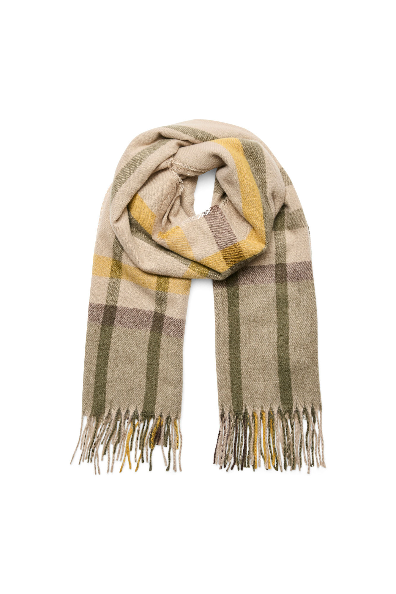 Vero Moda Bufanda desflecada tejido suave