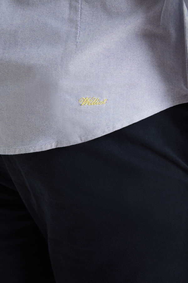 Williot Camisa Slim Fit Oxford Azul marino