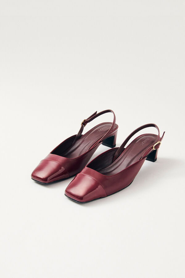 Alohas Zapatos de tac&oacute;n de piel Lindy Bliss Granate