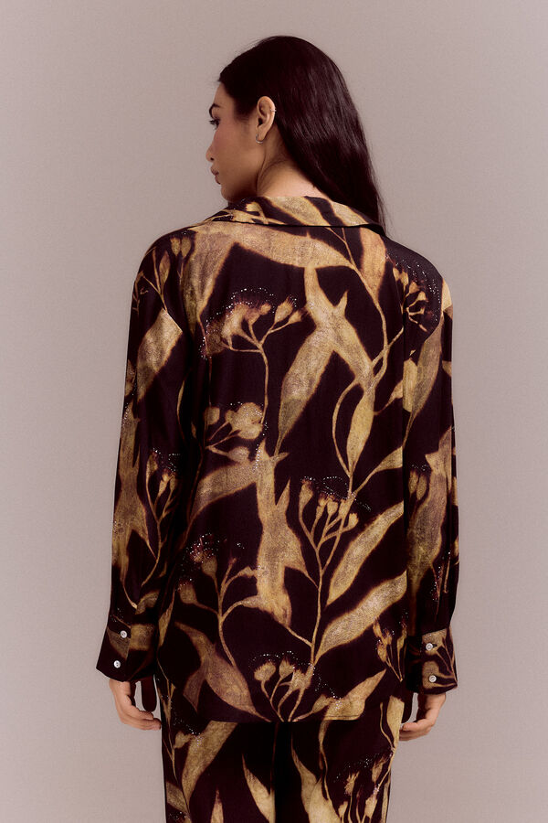 Slowlove Camisa fluida estampada Multicolor