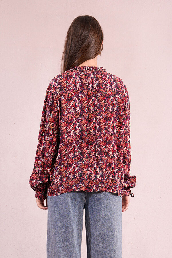 Molly Bracken Camisa de manga larga abullonada Multicolor