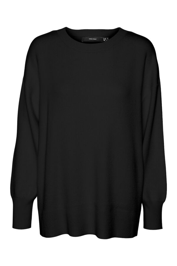 Vero Moda Jersey largo de mujer de tejido suave Negro