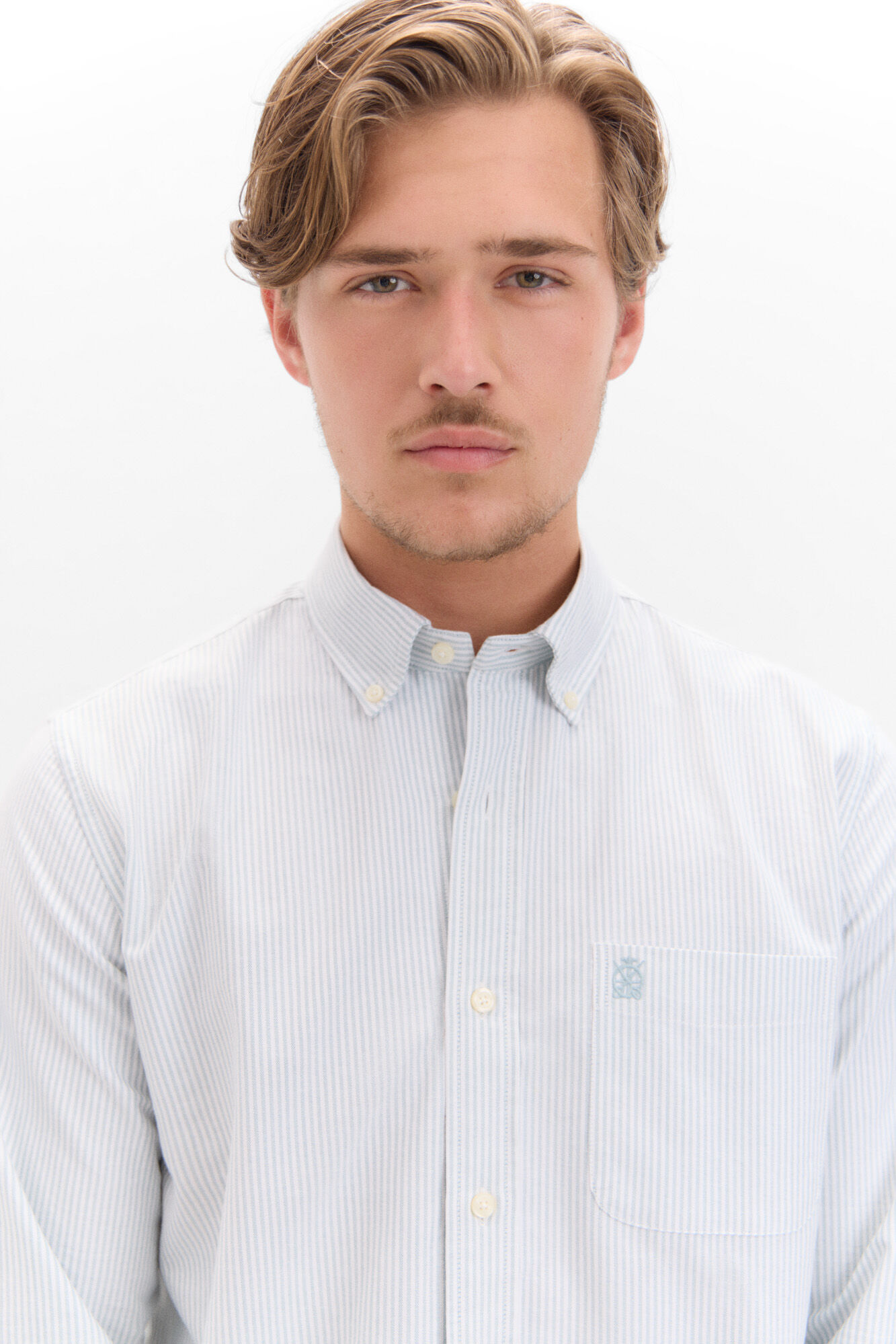 Cortefiel Camisa oxford riscas